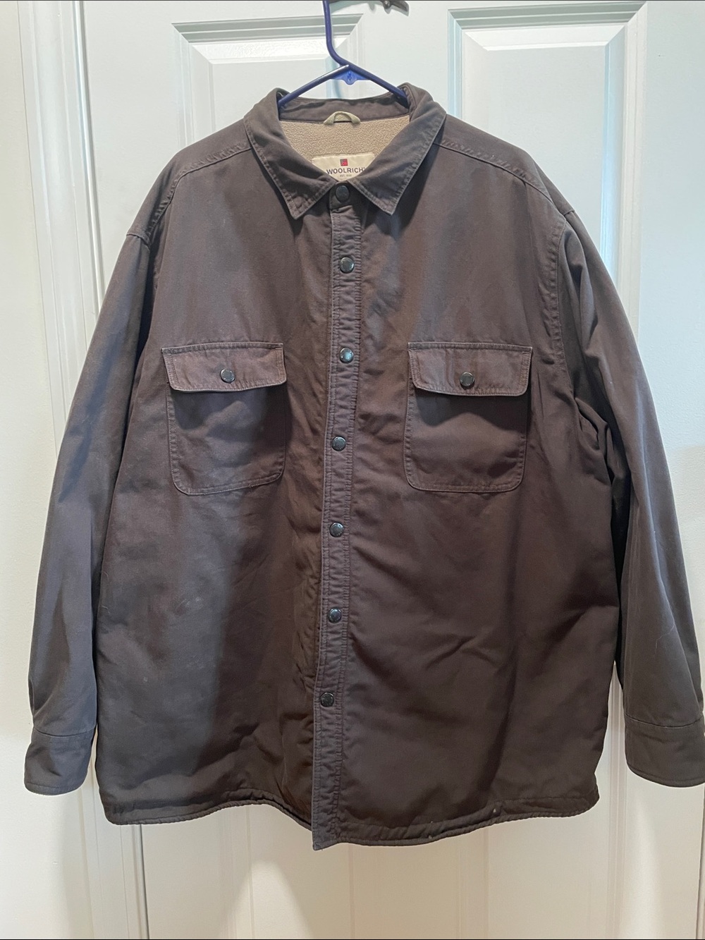 Woolrich Men's Brown Fleece lined Field Jacket